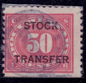 United States, 1918-22, Stock Transfer Tax, 50c, sc#RD9, used