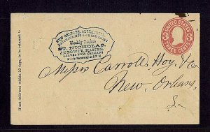 SC U59 COVER GEM STRIKE PACKET BOAT ST NICHOLAS, LOUISIANA 1864 