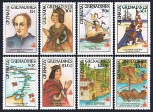 Grenada Gren 867-874,875-876,MNH.Mi 872-881,Bl.133-134. Columbus-500.Ships,1987.