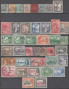 COLLECTION LOT # 2355 BRITISH GUIANA 40 STAMPS 1882+CV+$21