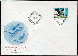 Finland 1970 - European Nature Protection Year - Birds - FDC