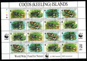 COCOS (KEELING) ISLANDS SG265a 1992 ENDANGERED SPECIES BANDED RAIL FINE USED