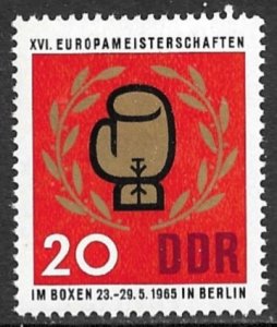 EAST GERMANY DDR 1965 European Boxing Championship Issue Sc 764 MNH