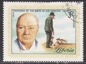 Liberia 691 Sir Winston Churchill 1974