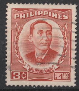 Philippines 1952/1960 Portraits 3c (1/10) USED