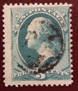 US Scott #184 Used Fine Soft Porous Paper 1879