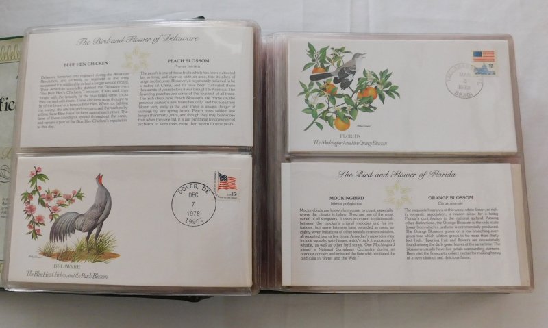 1978 National Audubon Society Fleetwood Event Covers 50 State Birds & Flowers