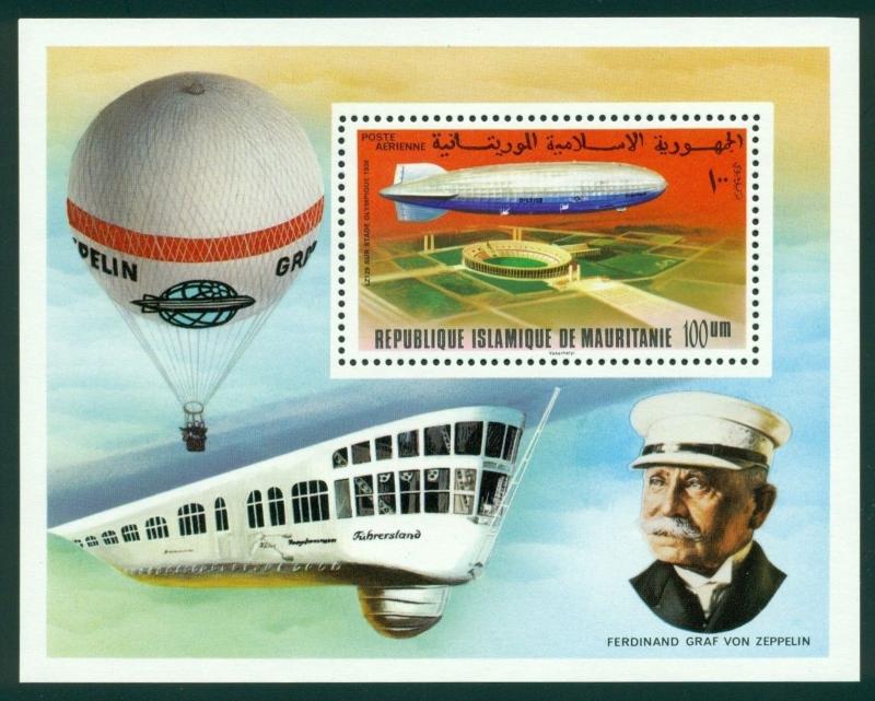 Mauritania Scott #C169 MNH Zeppelin Aviation CV$6+