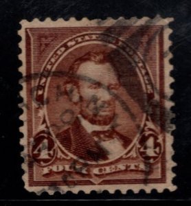 USA Scott 254 Used Lincoln stamp