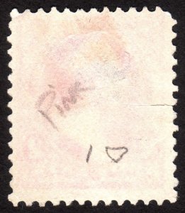 1894, US 2c, Washington, Used, cut at left, Sc 248