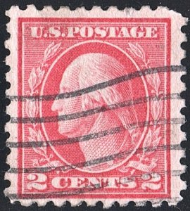 SC#463 2¢ Washington Single (1916) Used