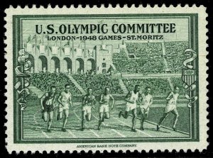 1948 US Olympic Committee MNH Cinderella