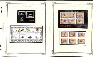 New Zealand Stamp Collection on 60 Scott Specialty Pages, 2012-2016 Mint NH (CL)