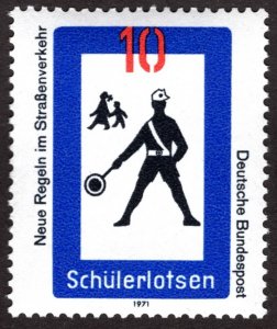 1971, Germany, 10pf, MNH, Sc 1055