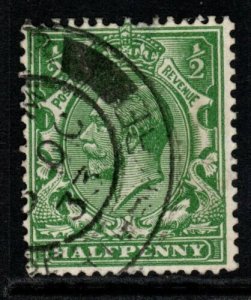 GB SGN33a 1924 ½d GREEN WMK INVERTED FINE USED 