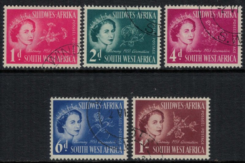 South West Africa #244-8  CV $3.50