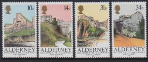 28-31 Alderney 1986 Forts MNH