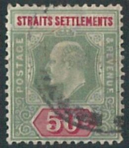 70614  - STRAITS SETTLEMENTS  - STAMPS: Stanley Gibbons # 118 - Finely USED