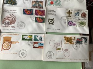 Cyprus first day covers 16 items Ref A1901