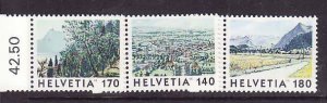 Switzerland-Sc#1027-9- id8-unused NH set-Views-1998-