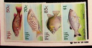 FIJI Sc 619-22 LH ISSUE OF 1990 - SEA LIFE