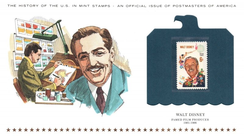 THE HISTORY OF THE U.S. IN MINT STAMPS WALT DISNEY