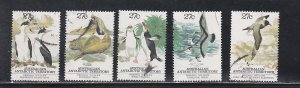 Australian Antarctic Terr.# L55a-e, Local Wildlife, Used , 1/2 Cat.