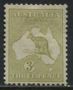 Australia 1915 3d Die 2 Roo mint o.g.