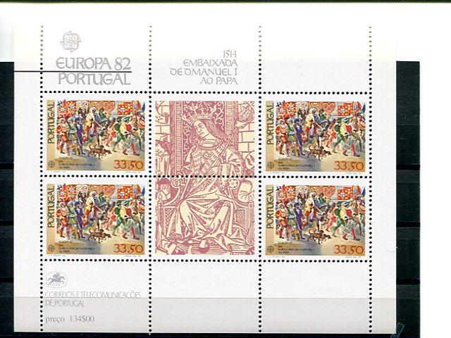 Portugal  Europa  1982  Mint  VF NH   - Lakeshore Philatelics