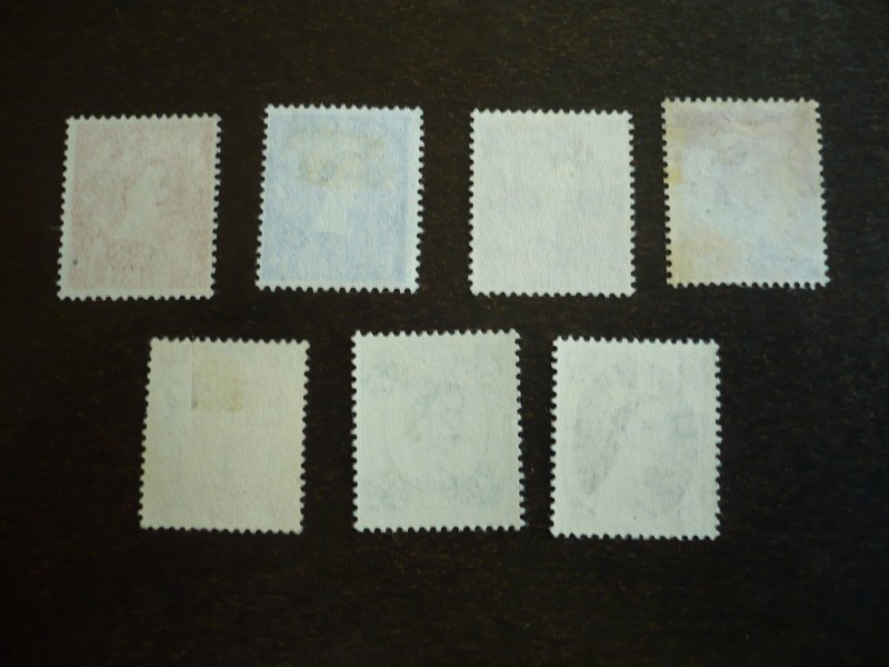 Stamps - Great Britain - Scott#292 - 305 - Mint Hinged Part Set of 7 Stamps