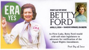 24-108, 2024, Betty Ford, First Day Cover, Pictorial Postmark, Rancho Mirage CA,