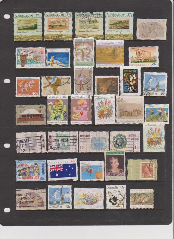 Australia Approx 290 Different Used Many Higher Values See 8 Scans