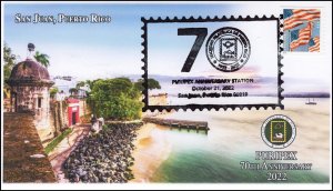 22-263, 2022 ,PURIPEX Show, Pictorial Postmark, Event Cover, San Juan, Puerto