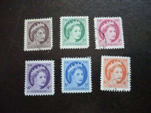 Stamps - Canada - Scott# 337-342 - Used Set of 6 Stamps