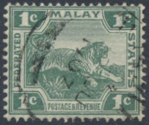 Federated Malay States   SC# 38 Used Die I   see details & scans