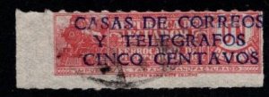 Ecuador - #RA45 Tobacco Stamp Surcharged - Used