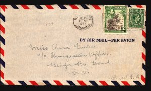 Jamaica 1947 Cover to USA / FRONT ONLY - Z17668