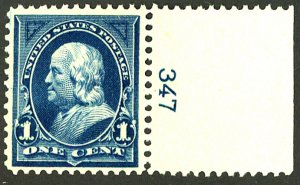 U.S. #264 MINT PL# SINGLE OG NH