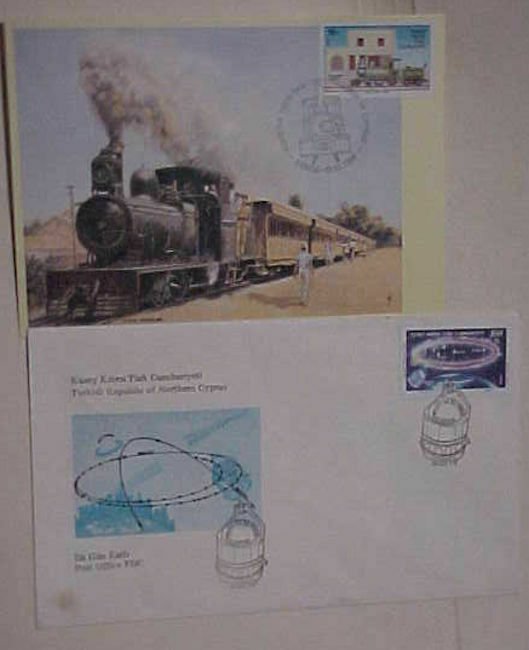 TURKEY  CYPRUS FDC 1986 also MAXI CARD 1986