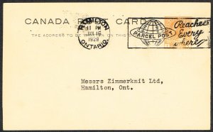 Canada Unitrade Postal Card UX29f