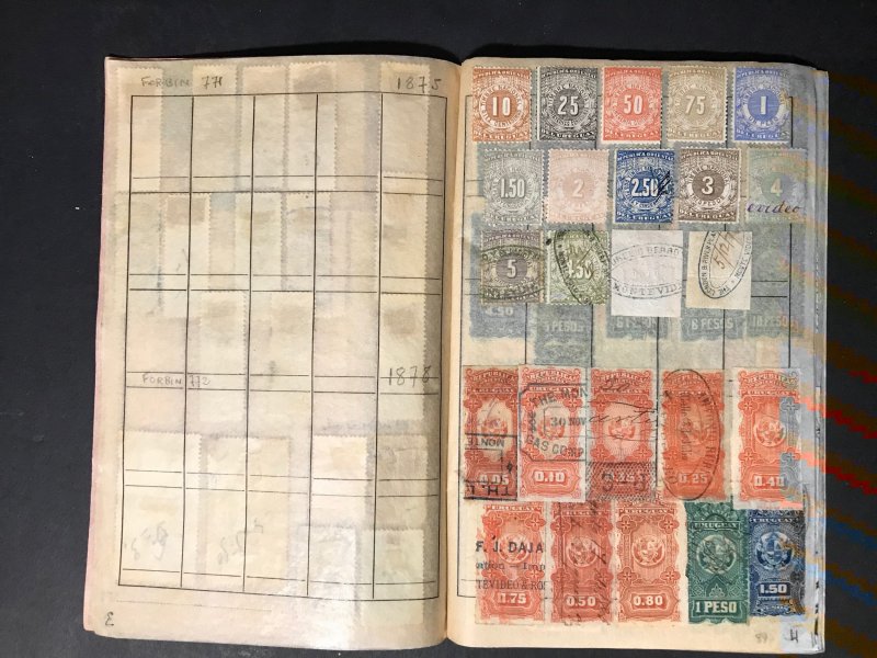 Uruguay Revenue Stamps Mint/Used 1896-1911 (1400 Stamps)