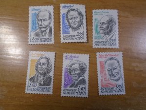 France  #   B550-55    MNH