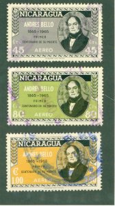 NICARAGUA C580-82 USED BIN$ 1.50