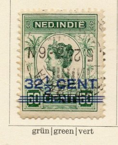 Dutch Indies Netherlands 1922 Early Issue Fine Used 32.5c. Surcharged NW-170610