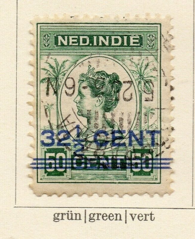 Dutch Indies Netherlands 1922 Early Issue Fine Used 32.5c. Surcharged NW-170610
