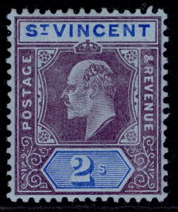 ST. VINCENT EDVII SG91, 2s purple & bright blue/blue, M MINT. Cat £23.