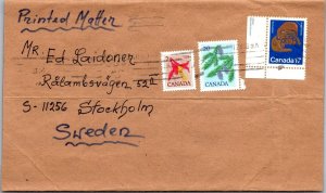 Canada 1900s Printed Matter Stockholm Sweden - A02398