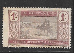 Mauritania 18: 1c Desert Crossing, unused, F-VF, gum dist.