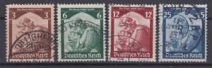 Germany 1935 Sc#448-451 Mi#565-568 used (DR1985)