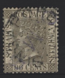 Straits Settlements Sc#57 Used